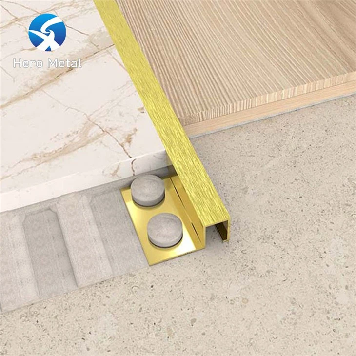 aluminum tile edging finishing